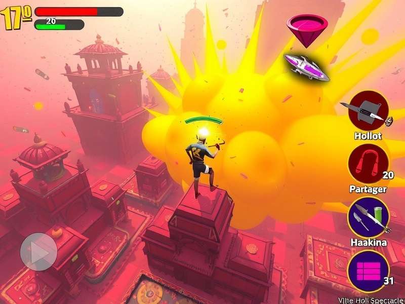 Holi Celebration Spectacle Game Screenshot